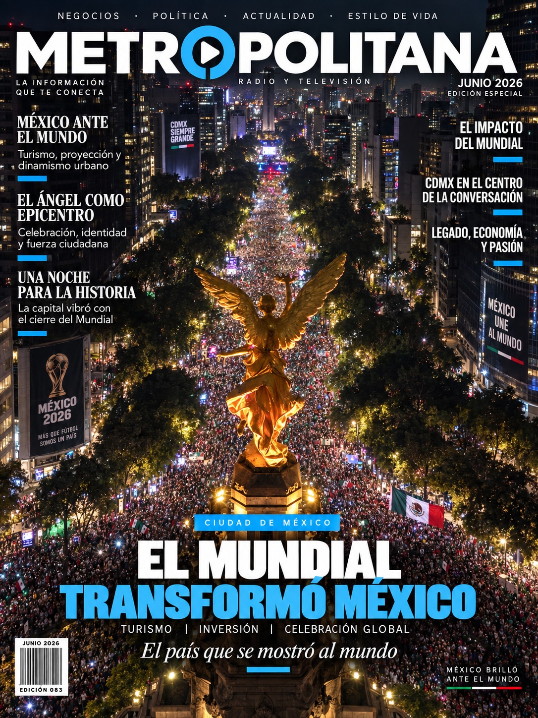 Revista Metropolitana, Junio 2026: El Mundial transformó México
