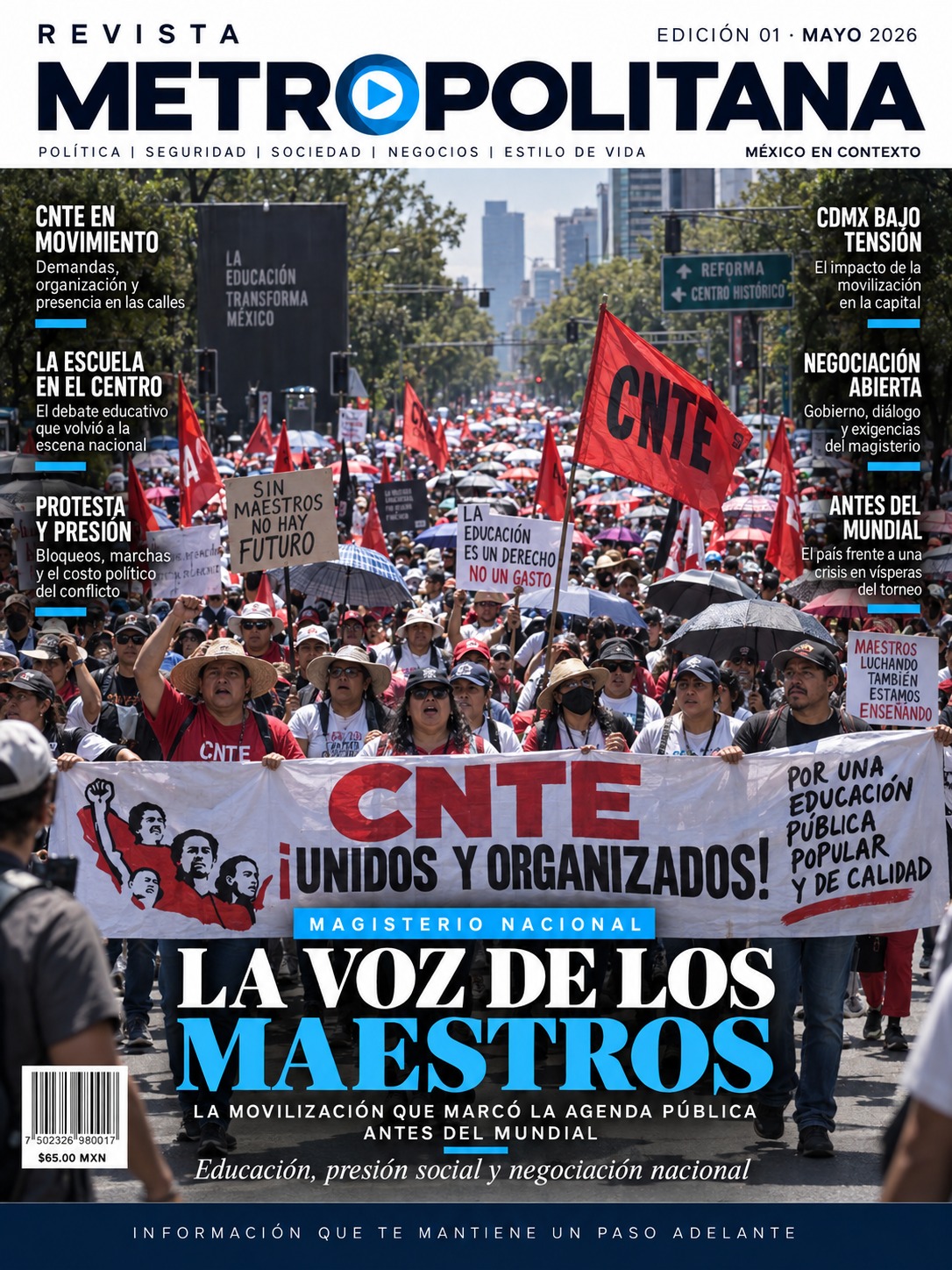 Revista Metropolitana, Mayo 2026: La voz de los maestros