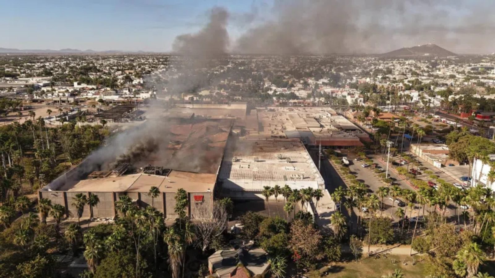 Incendio en Plaza Las Palmas deja 5 muertos y más de 30 heridos en Los Mochis.