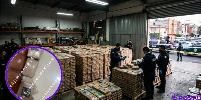 Aseguran presunta "narcobodega" con más de 100 tabiques de droga en la alcaldía Miguel Hidalgo
